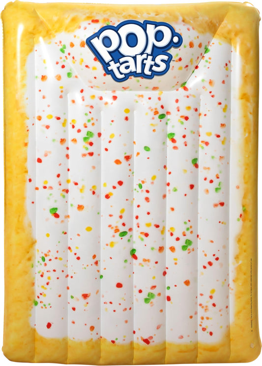 Sunny Days Giant Pop-Tarts pool float with icing design for eye-catching lounging.
