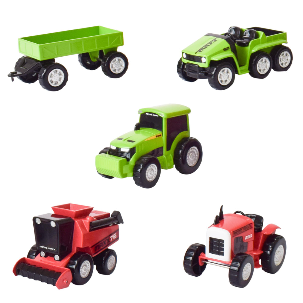 Sunny Days Maxx Action farm wagon for tiny hay bale play and rolling fun.