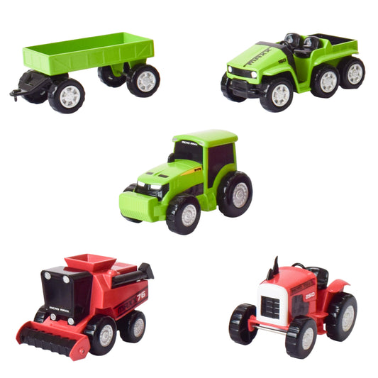 Sunny Days Maxx Action farm wagon for tiny hay bale play and rolling fun.