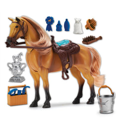 Sunny Days Quarter Horse moveable head for interactive pretend play