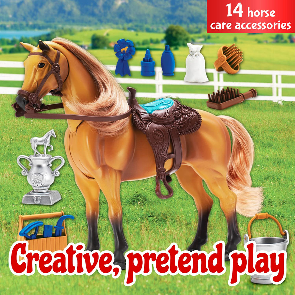 Sunny Days Quarter Horse with realistic sounds for imaginative riding scenarios