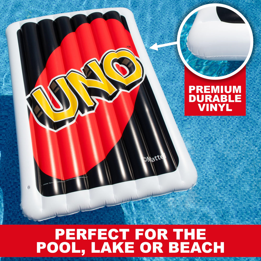 Sunny Days Uno Pool Float six-feet-tall stands out for photos and memories