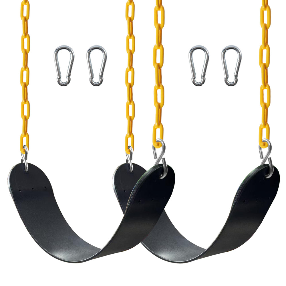 Sunnyglade swing seat two-pack for backyard play with comfortable EVA seats
