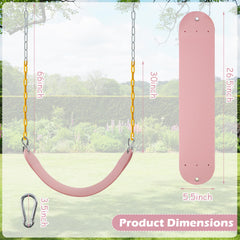 Sunnyglade two-pack swing set ready for easy installation