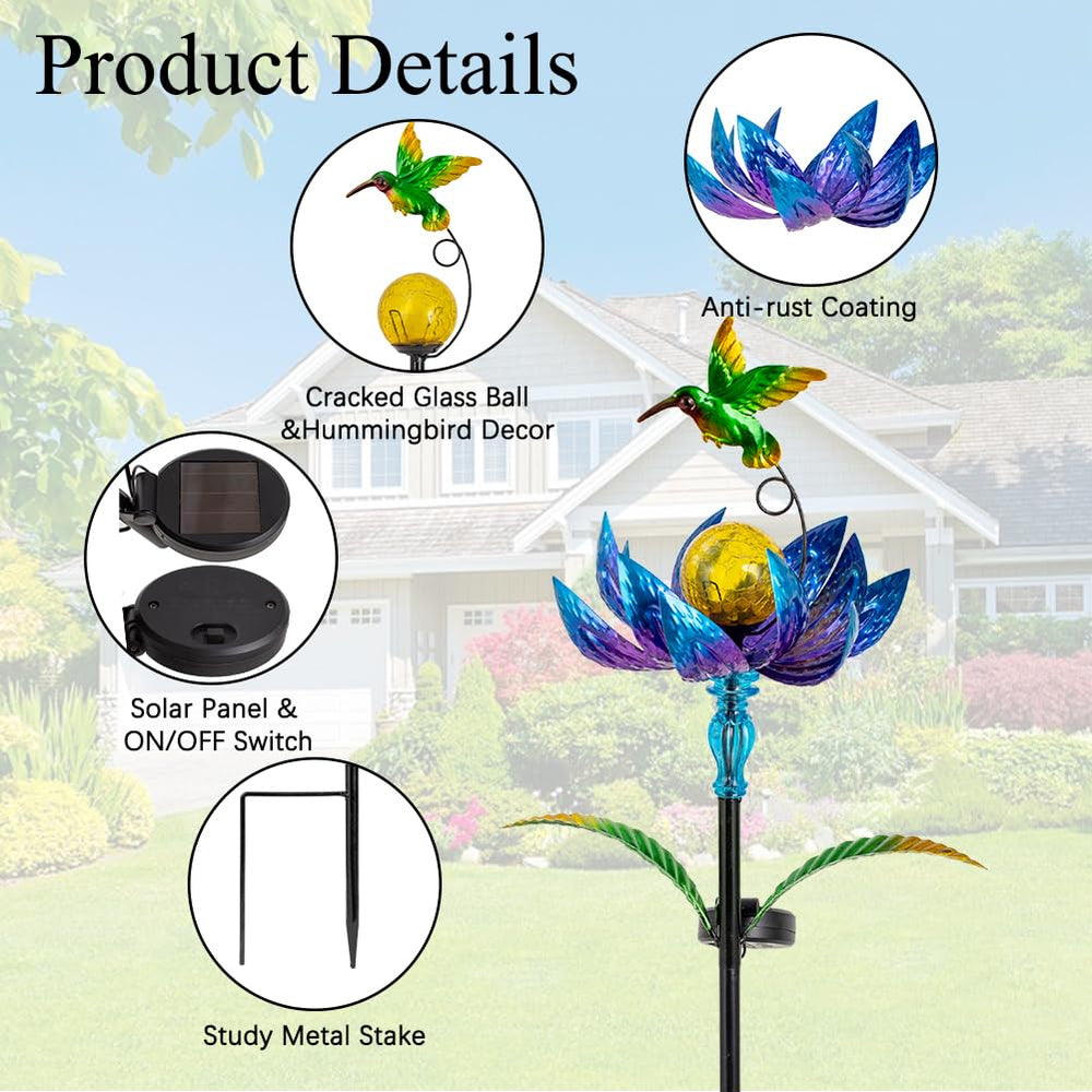 Sunnylight easy-assembly height adjustable windmill blue for flexible placement