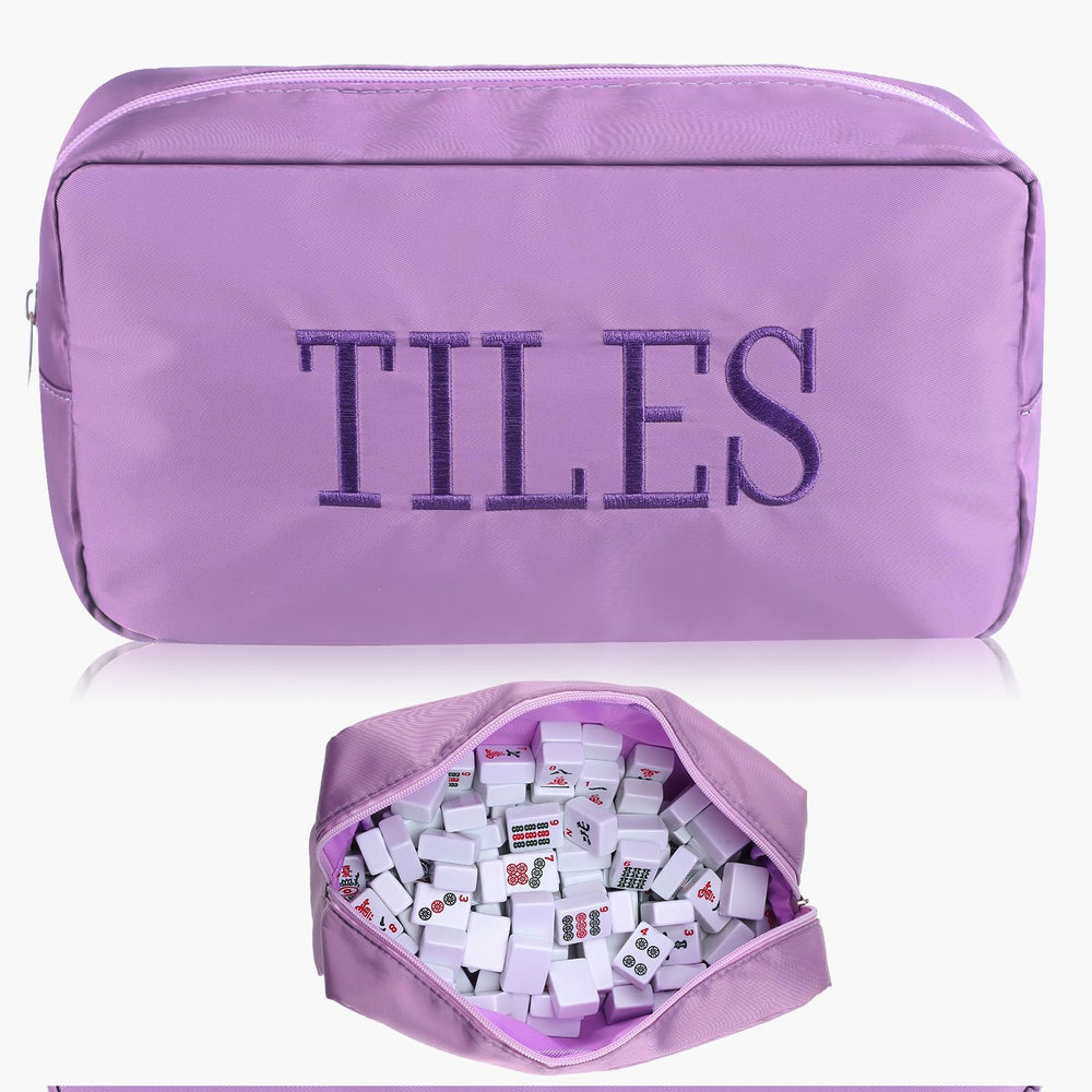 Sunnymove tile bag with zipper shows secure storage on the go