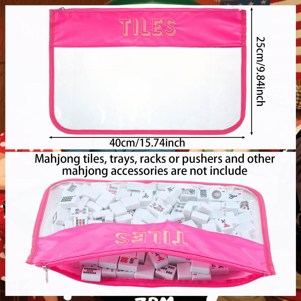 Sunnymove mahjong bag shoulder-strap design makes carrying easy on trips and parties.