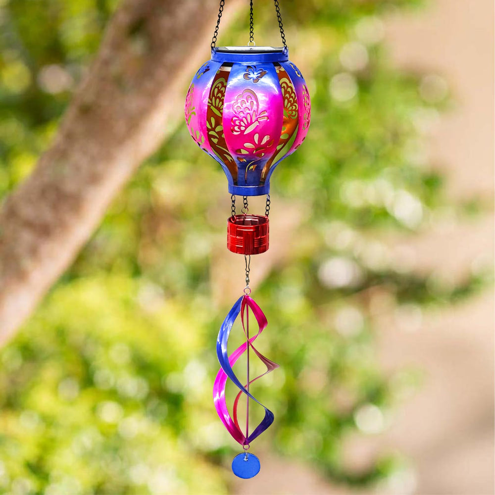 SUNNYPARK solar wind spinner butterfly twirls for garden motion
