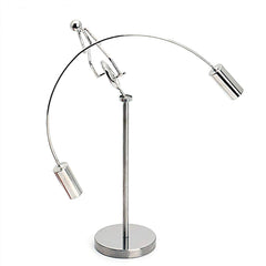 Sunnytech Unicycle Weightlifter in metallic design on desk, a striking kinetic sculpture.