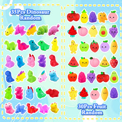 SUNPROUND squishies animals pack offers soft textures for stress relief and desk companions.