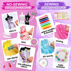 Sunrad 1500+ dress templates and instruction guide easy to start creative projects.