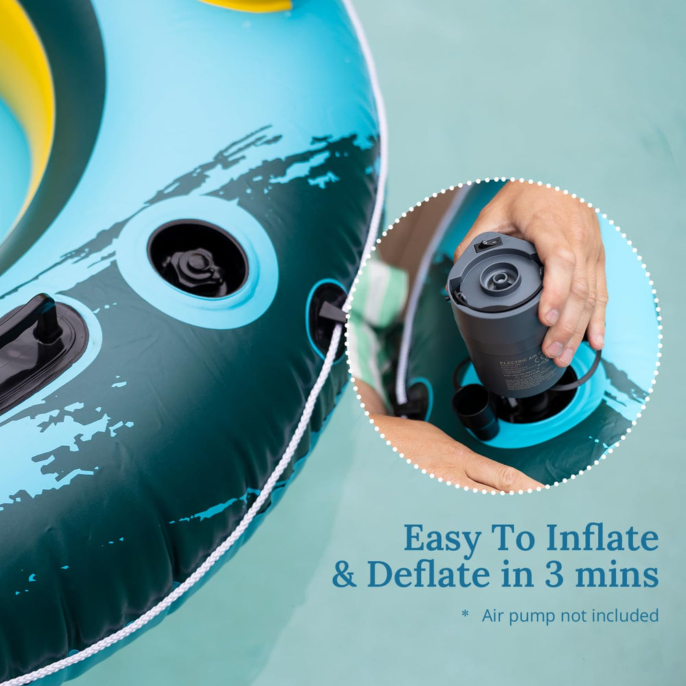 Sunrio anti-leak double chamber valves enable easy setup.