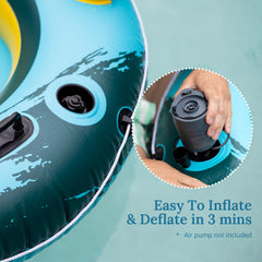 Sunrio anti-leak double chamber valves enable easy setup.