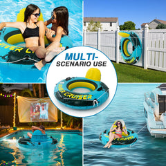 Sunrio heavy-duty handles for secure control on moving water.