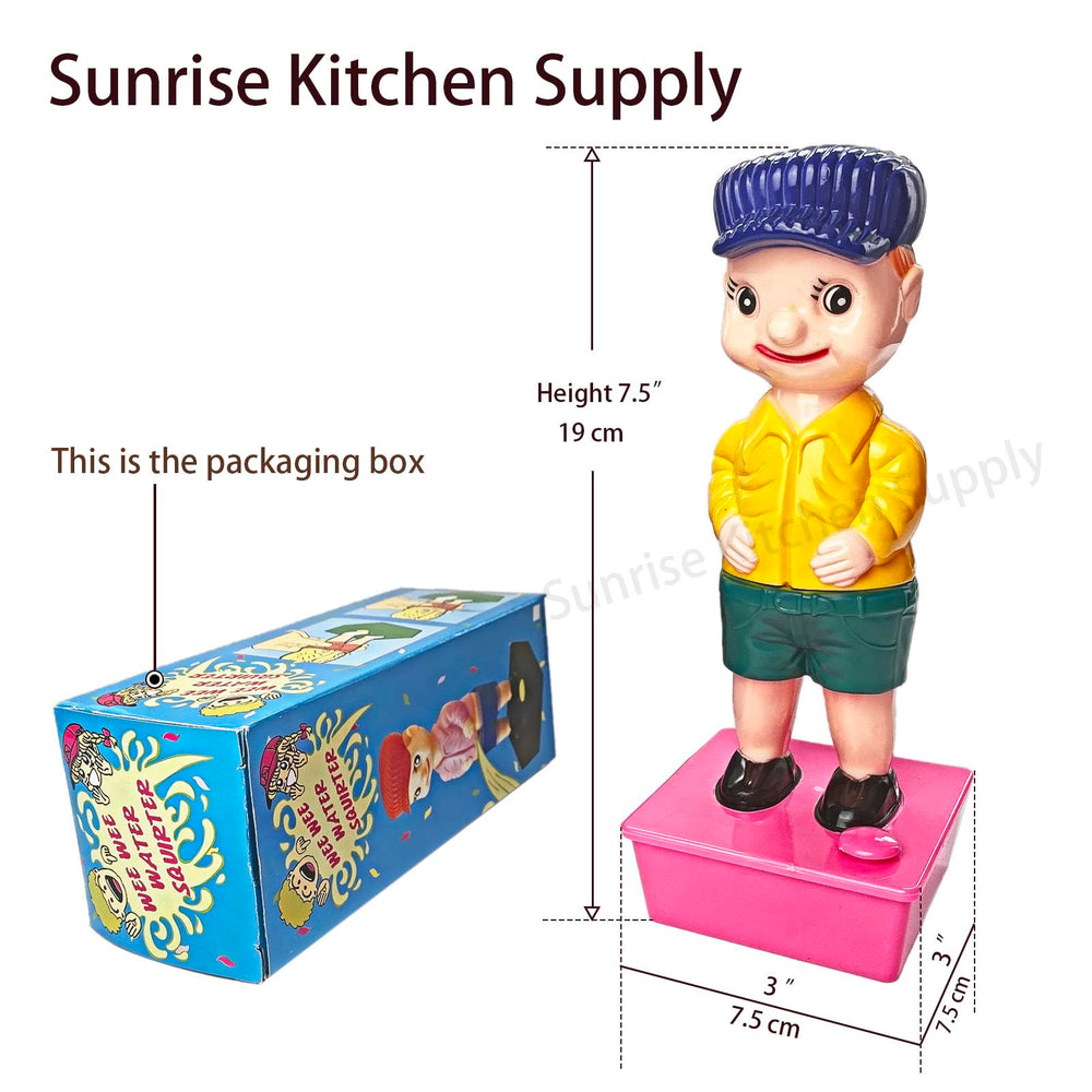 SUNRISE Wee Wee Squirting Boy pour feature ideal for playful demonstrations and gifts
