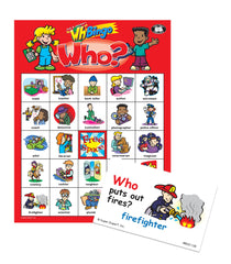 Super Duper Wh Bingo calling cards providing engaging prompts