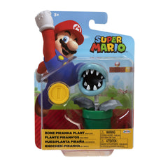 Super Mario Bone Piranha 4inch close-up reveals vivid sculpt and likeness