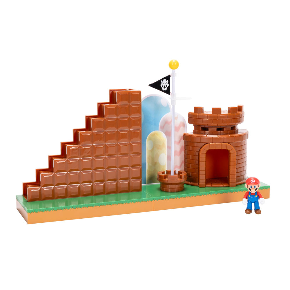 Super Mario set is compact and collectible, ideal for shelves or gifting.
