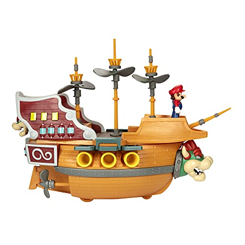 Super Mario Bowser Airship battery compartment stores power for sounds.