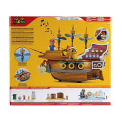 Super Mario Bowser Airship open hatch for figure storage.