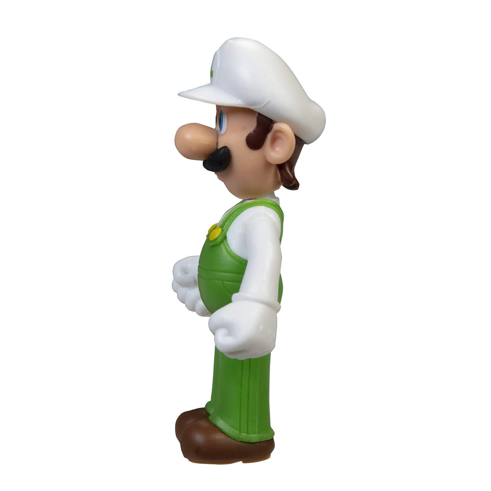 Super Mario Luigi fire figure articulation points offer versatile pose options.