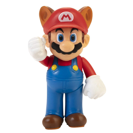 Super Mario Racoon Mario 2.5-inch figure ready for display and imaginative play