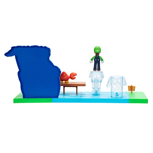 Spinning water platform in the Super Mario Sparkling Waters playset