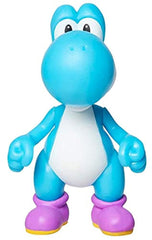 Super Mario Yoshi 2.5-inch light blue figure for display and imaginative play.