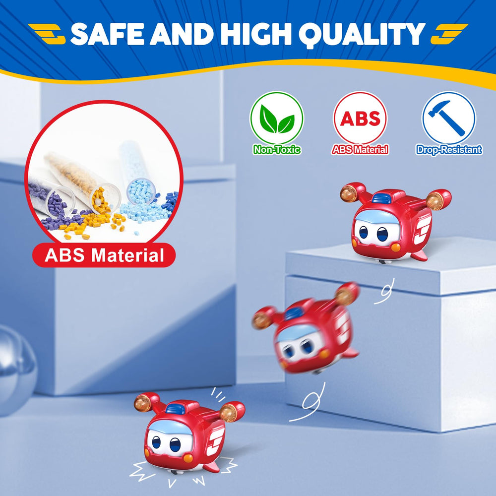 Super Wings Dizzy face-change pet offers variety in pretend adventures.