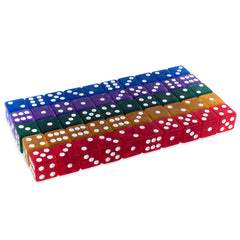 Super Z Outlet multicolor 16mm dice collection suitable for DIY crafts and rewards.