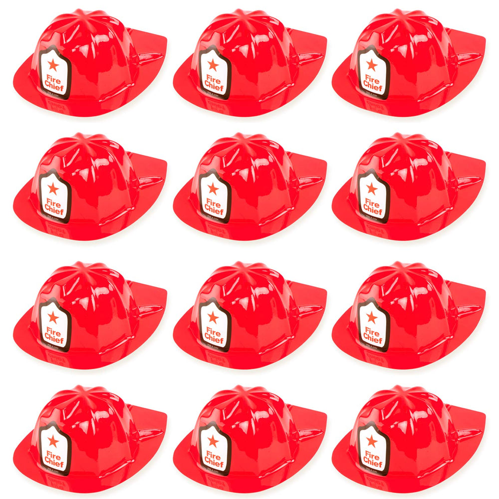 Super Z Outlet firefighter helmet front view, great for kid's party costumes.