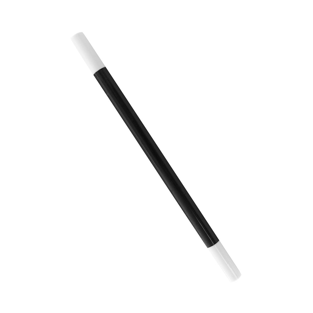 Super Z Outlet magic wand in black and white for kid-friendly pretend play and costumes.