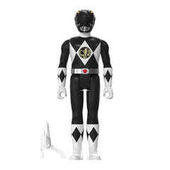 Black Ranger figure with power blaster accessory for dynamic posing.