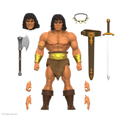 Super7 Conan ULTIMATES! Wave 02 front view shows poseable articulation for dynamic display.