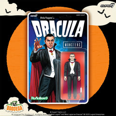 Super7 Dracula collectible figure complements Universal Monsters display.