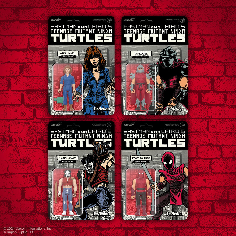 Super7 Foot Soldier pairs with other TMNT figures for cohesive displays