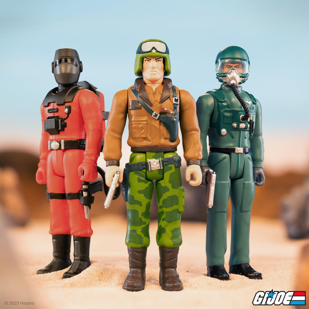 Super7 G.I. Joe Barbecue figure with collectible packaging art and display value.