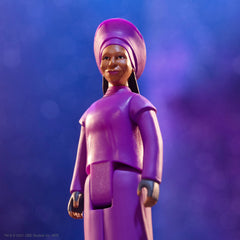 Super7 Guinan figure pose ready for fan display.