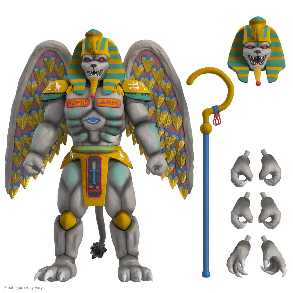 Super7 King Sphinx figure with wings for dramatic display and posing.