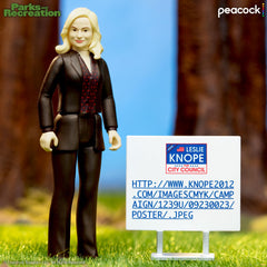 Super7 Parks and Rec figure ready for imaginative play and display.