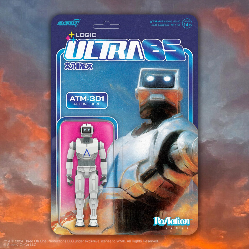 Super7 Logic ATM-301 hand-sized collectible ideal for quick posing and display.