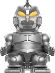 Close-up of MechaGodzilla '93 eyes with vivid detailing.