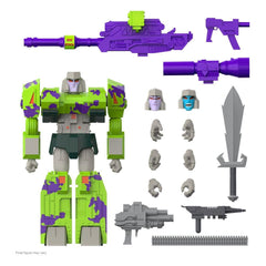 Super7 Megatron G2 front view with premium details and retro styling.