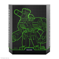 Super7 Megatron G2 interchangeable heads for varied expressions and posing.