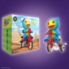 Super7 Mummy Boy blue colorway glows in the dark for shelf sparkle.