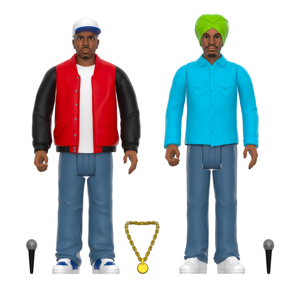 Super7 OutKast André 3000 figure with microphone for display.