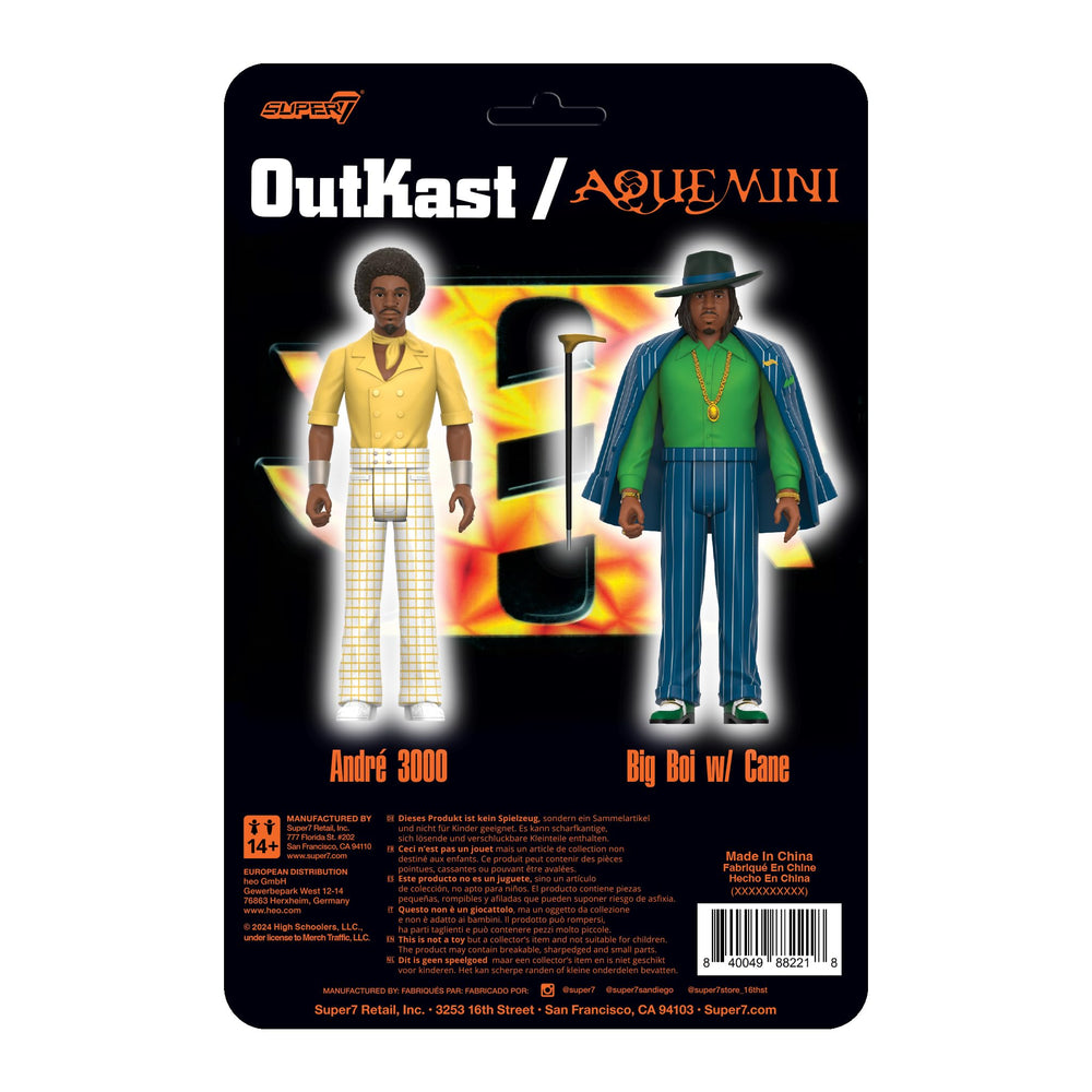 Super7 OutKast Andre 3000 with removable jacket, recreate iconic moments.