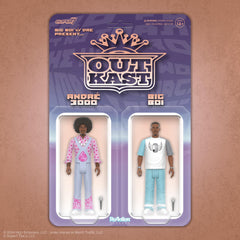 Super7 Outkast ReAction 2-pack displayed on a collector shelf