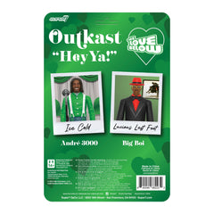 Super7 Outkast Hey Ya set with retro toy display potential on shelves.