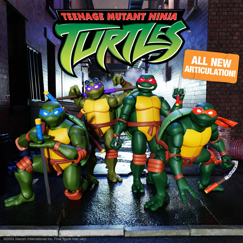 Super7 Raphael 7-inch scale pairs with other Ultimates figures.